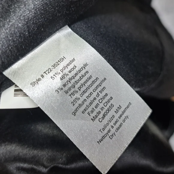 Thyme Maternity Black Trench Coat - Picture 15 of 16